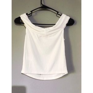 White crop top